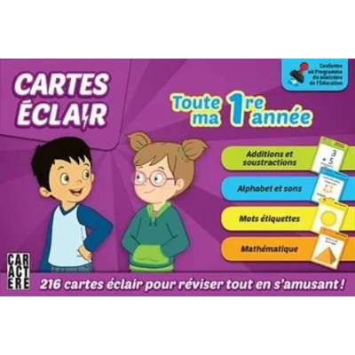  Cartes éclair - 1re année