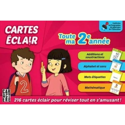 Cartes éclair - 2e année