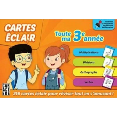 Cartes éclair - 3e année