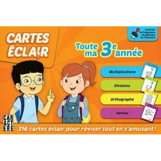 Cartes éclair - 3e année