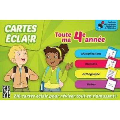 Cartes éclair - 4e année