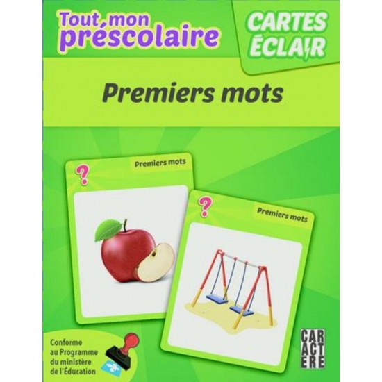 Cartes éclair - Préscolaire (Maternelle) -...