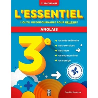 L'Essentiel - Anglais - 3e secondaire