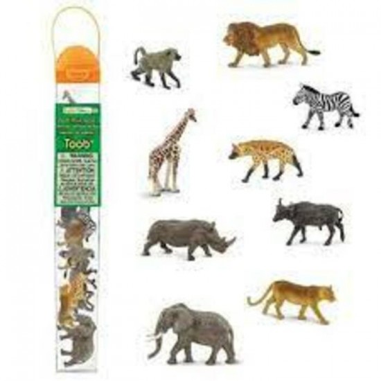 Tube de Figurines : Animaux d'Afrique du Sud / 9