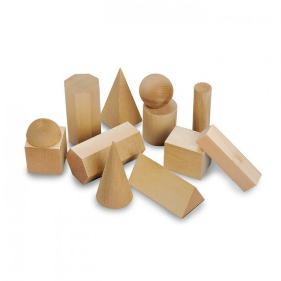 Mini Solides de Bois / 12 pièces