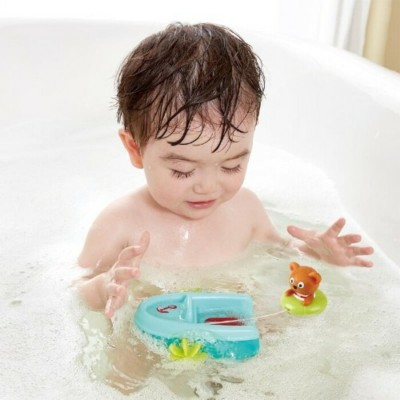 Bateau et Ourson de Bain Pull-Back