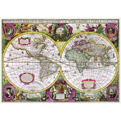 Casse-Tête / 2000 mcx : Carte de la Terre, 1630