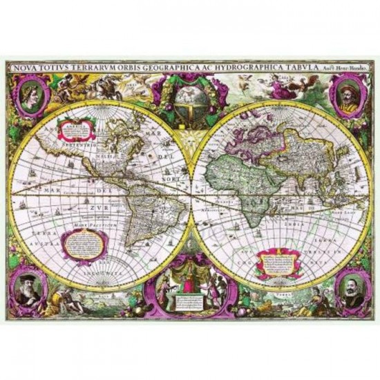 Casse-Tête / 2000 mcx : Carte de la Terre, 1630