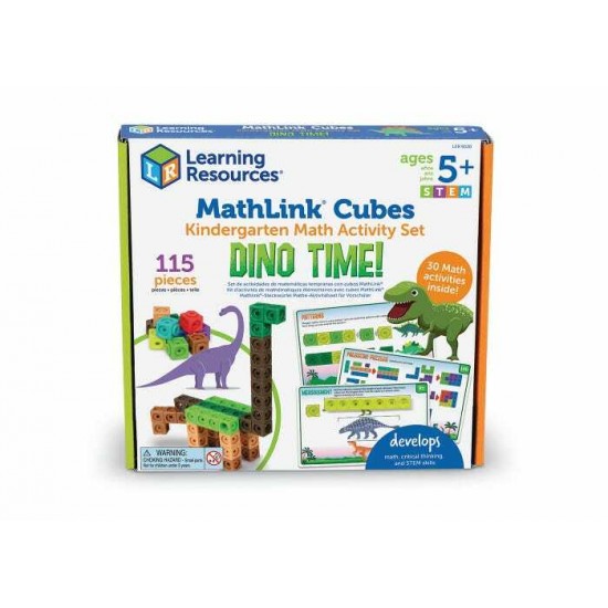 Mathlink : Dino Time ! - Cubes 2cm Emboitables et...