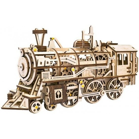 Casse-tête de Bois Engrenage ROKR : Locomotive