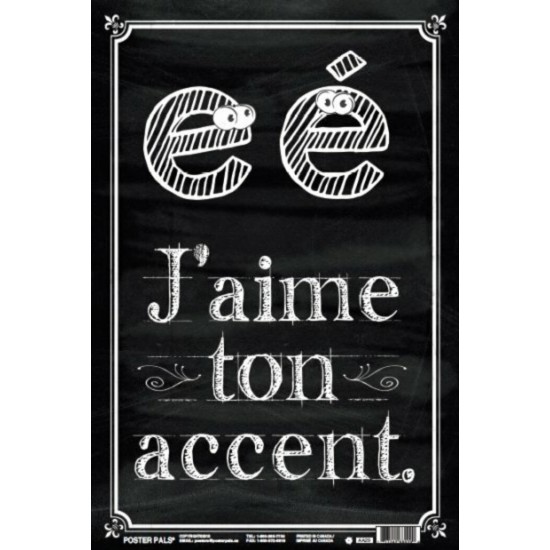 Affiche : J'aime ton Accent