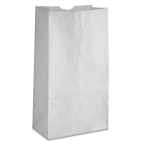 Sacs en Papier Blancs : 5lbs.