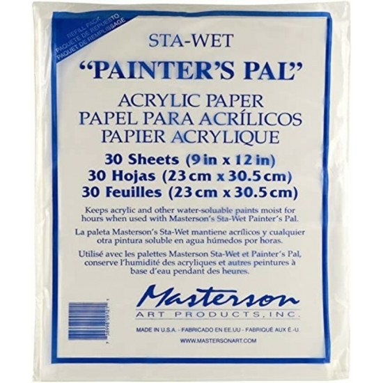 Papier pour Palette Masterson 9x12'' / 30 feuilles