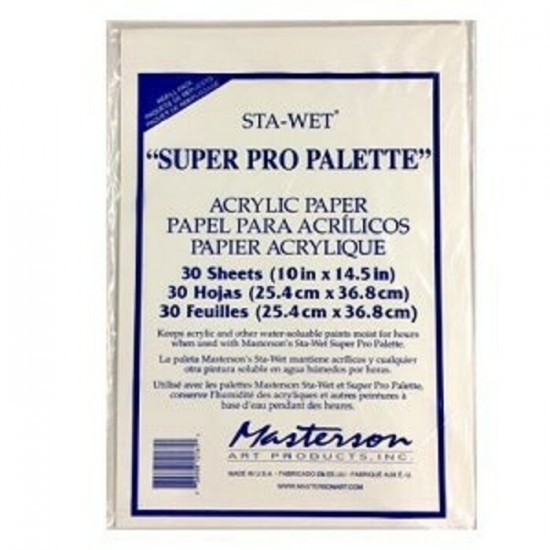 Papier pour Palette Masterson 10x14.5'' / 30...