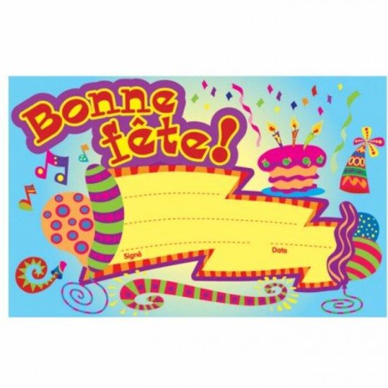 Certificats : Bonne Fête/25