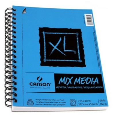 Cahier XL Mix-Media : 7x10