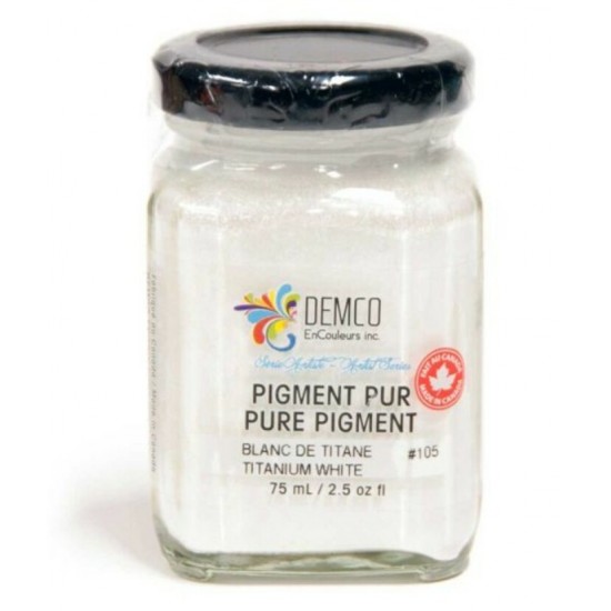 Pigment Demco 75ml - Blanc Titane (Série 1)