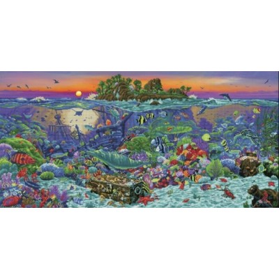 Diamond Art  - Île de Corail  52 x 25,6''