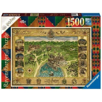 Casse-Tête /  1500 mcx : Harry Potter - Carte de...