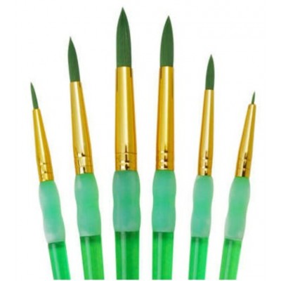 Ensemble Pinceaux Big Kids Choice - Ronds - 6...