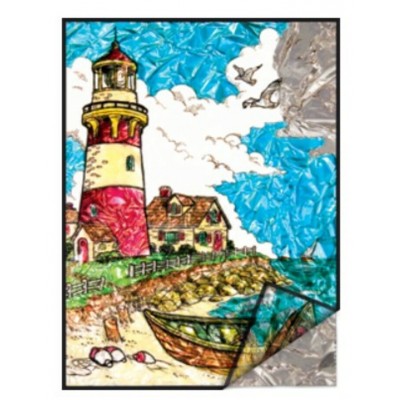 Peinture par Numéro Foil Painting 23x30cm - Phare