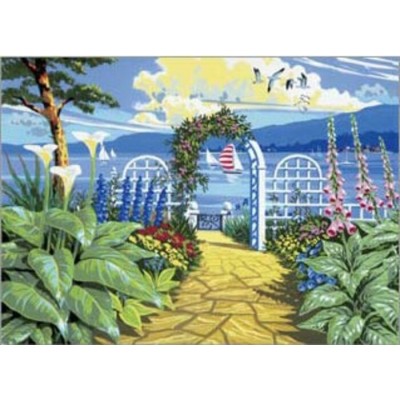 Peinture par Numéro (30x45cm) - Jardin