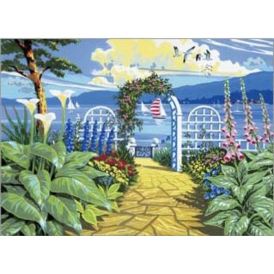 Peinture par Numéro (30x45cm) - Jardin