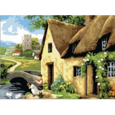 Peinture par Numéro (30x45cm) - Chalet de...
