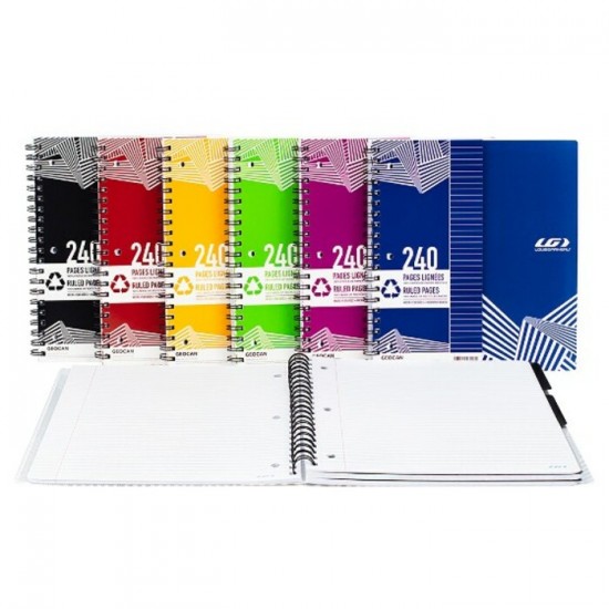 Cahier à Spirale Louis Garneau - 240 Pages - 3 Sujets\1