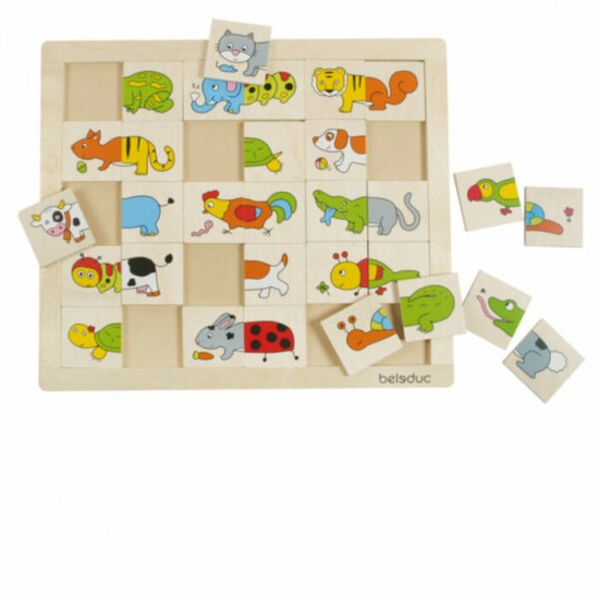 Casse-Tête / 30 mcx : Match and Mix - Animaux