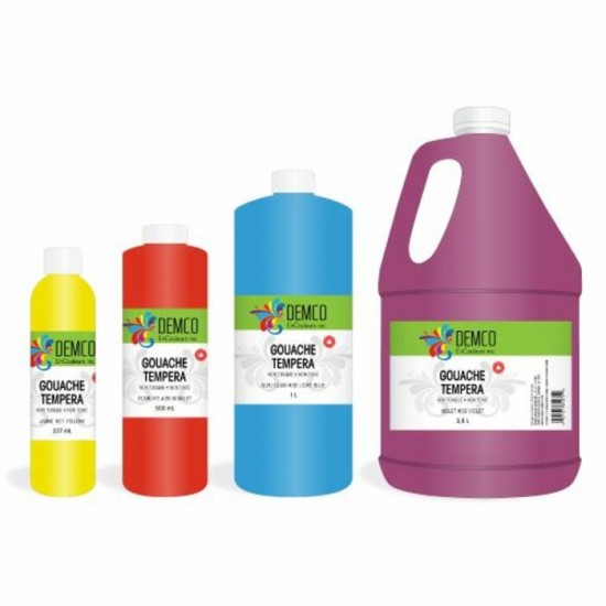 Gouache Demco : 500ml (Option de Couleur)