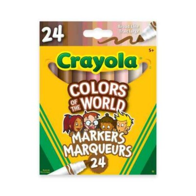 Marqueurs Lavables : Couleurs Multiculturelles/24