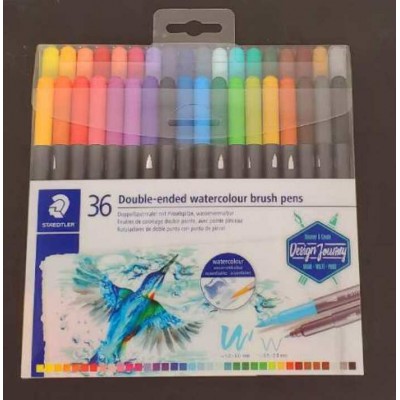 Feutres de Coloriage Aquarellables Double-Pointe,...