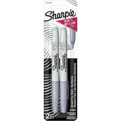 Feutres Sharpie Fin/2 : Métallique Argent