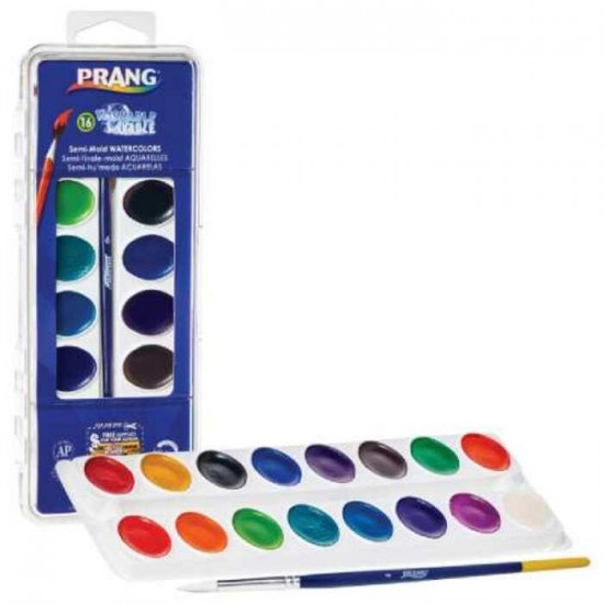 Palette de Pastilles d'Aquarelles Lavables/16 couleurs
