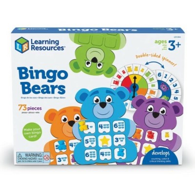 Bingo des Ours : Chiffres et Couleurs