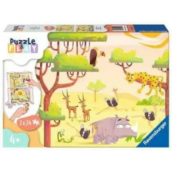 Casse-Tête /  2 x 24 mcx : Puzzle & Play -...