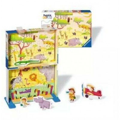 Casse-Tête /  2 x 24 mcx : Puzzle & Play - L'Heure du Safari