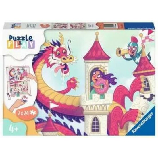 Casse-Tête / 2 x 24 mcx : Puzzle & Play - Le Royaume des Donuts