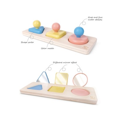 Casse-Tête / 3 mcx : Formes Géométriques à Miroir