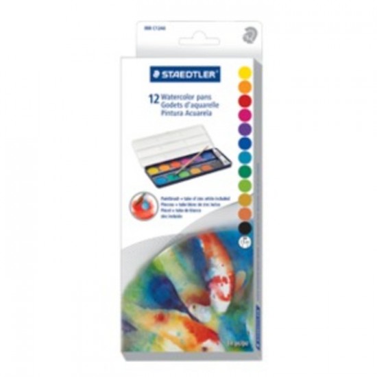 Aquarelle Staedtler : 12 pastilles