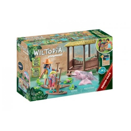 Playmobil - Wiltopia : Paddles et Dauphins Roses #71143