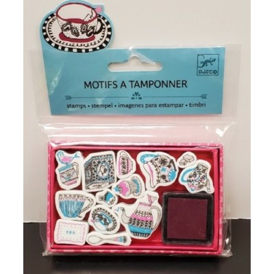 Mini Estampes à Motif avec Tampon Encreur :...