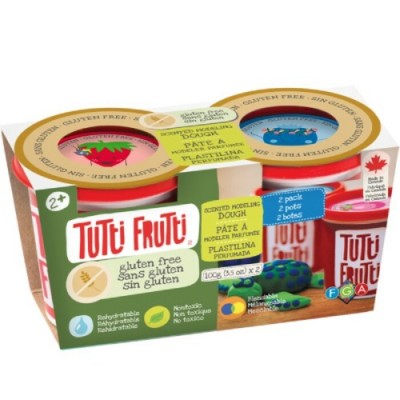 Pâte à Modeler Tutti Frutti Parfumée/2 x 100 gr...