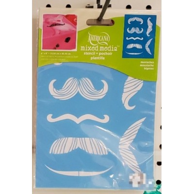 Pochoir : Moustaches