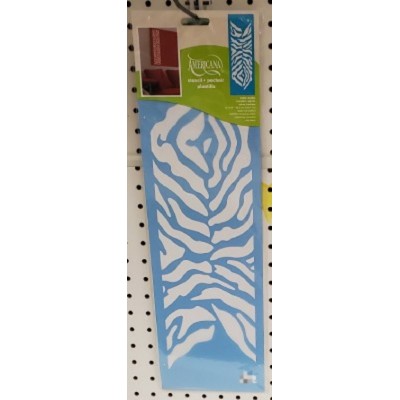 Pochoir Pour Peinture 6 x 18'' : Bordure Zébrée