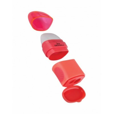 Aiguisoir Double avec Effaçe Berry - Couleurs Fluo\1  (Option de Couleur)