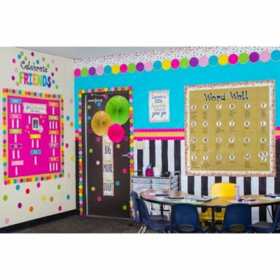 Bordure Géante : Confetti 12'' x 43'