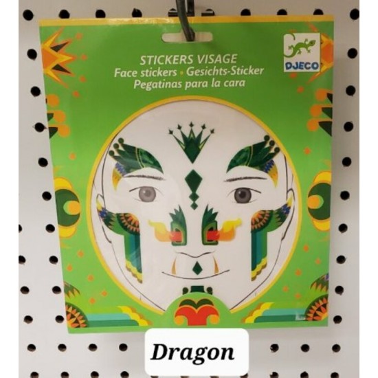 Autocollants Pour le Visage - Dragon