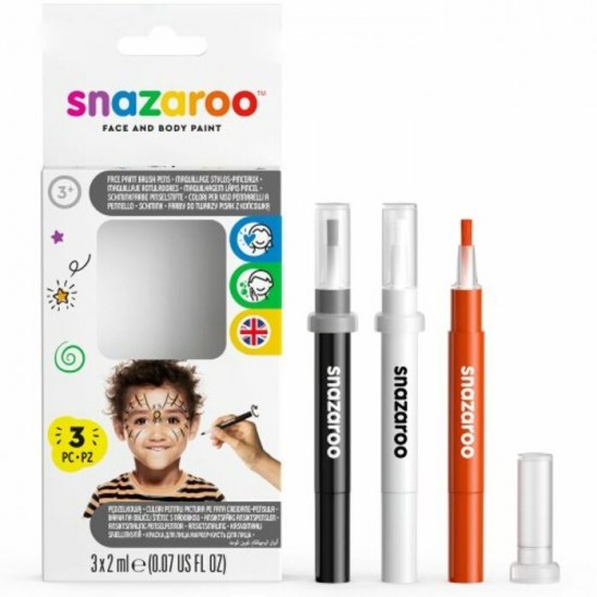 Crayons-Pinceaux de Maquillage Snazaroo :...
